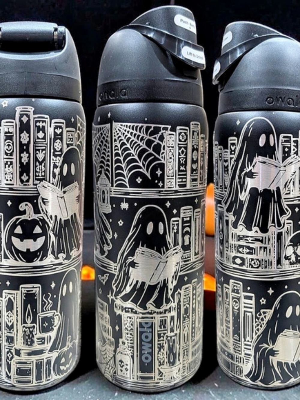 Owala Halloween Print Water Bottle